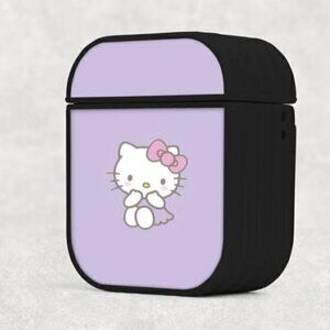 Purple Hello Kitty Airpod Case